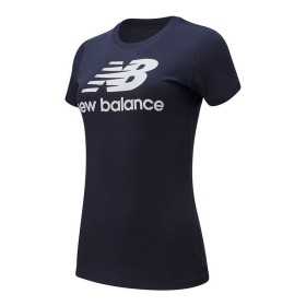 T-shirt à manches courtes femme New Balance WT91546 Bleu foncé