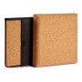 Decorative box Brown Foldable MDF Cork (31 x 31 x 31 cm)