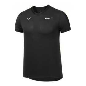 Herren Kurzarm-T-Shirt Nike Court Dri-FIT ADV Rafa Schwarz