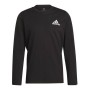 Herren Langarm-T-Shirt Adidas Spray Graphic Schwarz