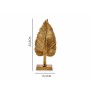 Decorative Figure Feather 6,5 x 32,5 x 14 cm Golden Resin