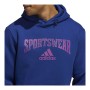 Men’s Hoodie Adidas Reverse Retro Future Icons Blue