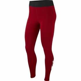 Leggings de Sport pour Femmes Nike Sportswear Leg-A-See Rouge
