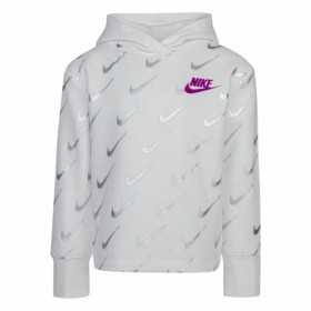 Sweat-shirt Enfant Nike Printed Fleeced Blanc