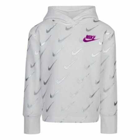 Träningsoverall barn Nike Printed Fleeced Vit