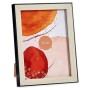 Photo frame 91951 Black 17,5 x 2 x 22,5 cm Brown Plastic Glass (15 x 20 cm)