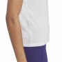 Damen Kurzarm-T-Shirt Reebok Workout Ready Supremium Purpur Weiß