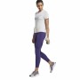 Women’s Short Sleeve T-Shirt Reebok Workout Ready Supremium Purple White