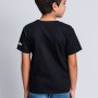 Kurzarm-T-Shirt für Kinder The Mandalorian Schwarz