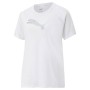 Damen Kurzarm-T-Shirt Puma Evostripe Weiß