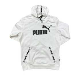 Sweat sans capuche homme Puma Power Blanc