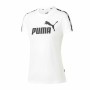 Maillot de Corps de Sport à Manches Coupe Puma Power Tee W Blanc