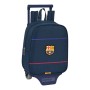 School Rucksack with Wheels F.C. Barcelona Blue (22 x 28 x 10 cm)