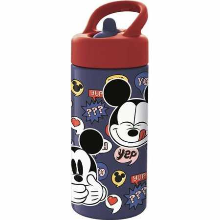 Wasserflasche Mickey Mouse Happy Smiles Rot Blau (410 ml)