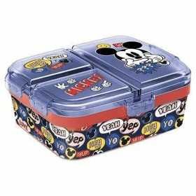 Lunchbox mit Fächern Mickey Mouse 50199