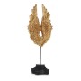 Figurine Décorative Ailes d'ange Doré Noir 10 x 43 x 17,5 cm