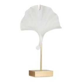 Decorative Figure Flower White Polyresin (8 x 37 x 24,5 cm)