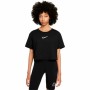 Kurzärmliges Sport T-Shirt Nike Sportswear Schwarz