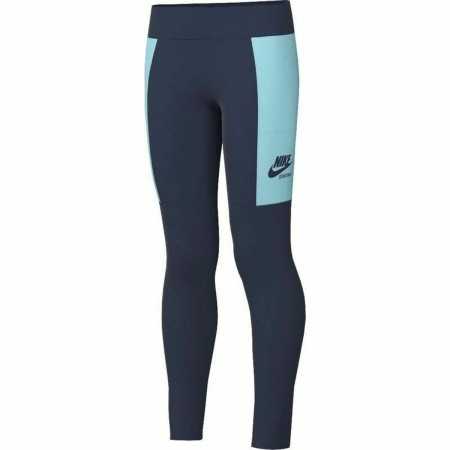 Leggings de Sport Nike Sportswear Heritage Bleu