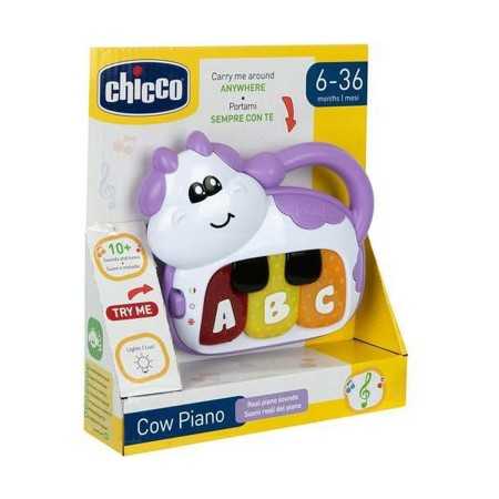 Piano interactif pour bébé Chicco Vache Lumières avec son