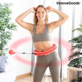 Justerbar Smart Fitness Hoop med vikt Fittehoop InnovaGoods FITTEHOOP Röd (Renoverade B)