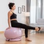 Yogaboll med stabilitetsring och motståndsband AshtanBall InnovaGoods Rosa (Renoverade B)