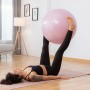 Ballon de yoga avec anneau de stabilité et bandes de résistance AshtanBall InnovaGoods Rose (Reconditionné B)