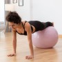 Yoga-Ball mit Stabilitätsring und Widerstandsbändern AshtanBall InnovaGoods Rosa (Restauriert B)