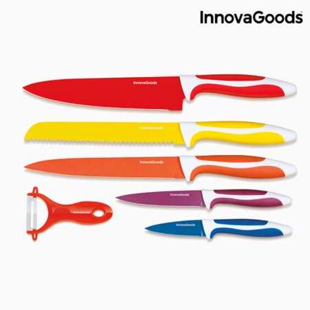Knife Set InnovaGoods IG114918 Stainless steel 6 Pieces (Refurbished A)