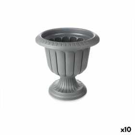 Planter Wineglass Anthracite Plastic 35 x 34,7 x 35 cm (10 Units)