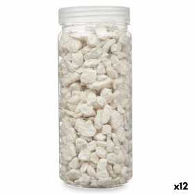 Dekorativa stenar Vit 10 - 20 mm 700 g (12 antal)