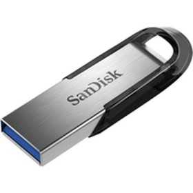 USB-minne SanDisk Ultra Flair USB 3.0 Svart Multicolour Svart/Silvrig 256 GB