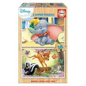 Pussel Disney Dumbo + Bambi Educa (2 x 16 pcs)