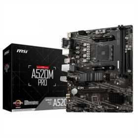 Motherboard MSI A520M PRO mATX AM4 AMD AM4