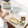 Lunch Box Électrique à Vapeur 3 en 1 avec Recettes Beneam InnovaGoods Rectangulaire Plastique ABS (Reconditionné A+)