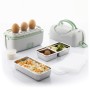 3-in-1 Electric Steamer Lunch Box with Recipes Beneam InnovaGoods Rectangular Plastic ABS (Refurbished A+)