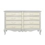 Kommode Home ESPRIT Hellgrau Mango-Holz Romantisch 140 x 50,5 x 91 cm