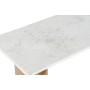 Side table Home ESPRIT White Brown Marble Mango wood 120 x 38 x 77 cm