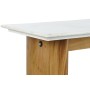 Side table Home ESPRIT White Brown Marble Mango wood 120 x 38 x 77 cm
