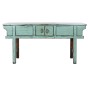 Side table Home ESPRIT Turquoise Elm wood 170 x 49 x 88 cm