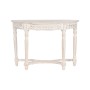 Table d'appoint Home ESPRIT Blanc Bois de manguier 114,3 x 38,1 x 82 cm