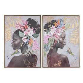 Bild Home ESPRIT Kolonial Afrikanerin 70 x 3,5 x 100 cm 70 x 3,5 x 100,5 cm (2 Stück)