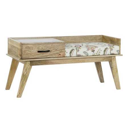 Hocker Home ESPRIT Bunt natürlich Mango-Holz 114 x 41 x 53 cm