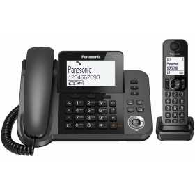 Festnetztelefon Panasonic KX-TGF310 Weiß Schwarz Grau