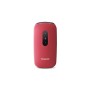 Téléphone portable pour personnes âgées Panasonic KX-TU446EXR 2,4" Rouge Bordeaux