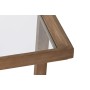 Sidobord Home ESPRIT Brun Glas Gran 58 x 58 x 60 cm