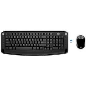 Tastatur mit Maus HP 3ML04AAABE Wireless Schwarz Qwerty Spanisch