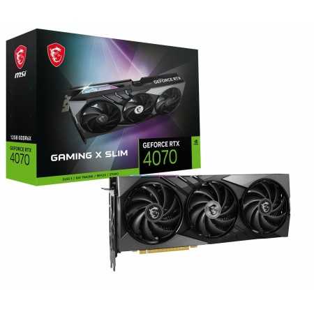 Carte Graphique MSI GEFORCE RTX 4070 GAMING X SLIM 12G GEFORCE RTX 4070 12 GB RAM 12 GB GDDR6X