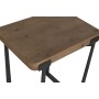 Jeu de 2 tables Home ESPRIT Marron Noir Fer Sapin 50 x 38 x 62 cm