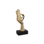 Decorative Figure Home ESPRIT Golden Face 20,5 x 14,5 x 42,5 cm (2 Units)